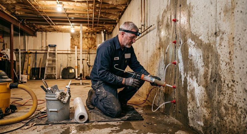 Wet Basement Repair in Sarasota, FL