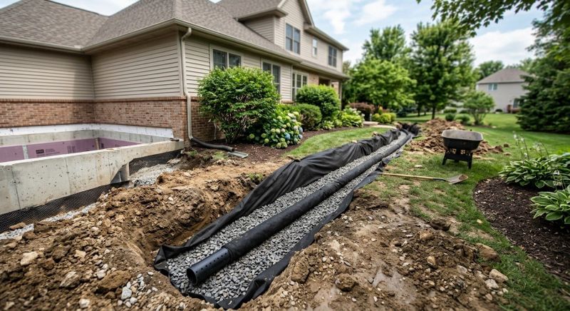 Sidewalk Drainage Installation in Birmingham, AL